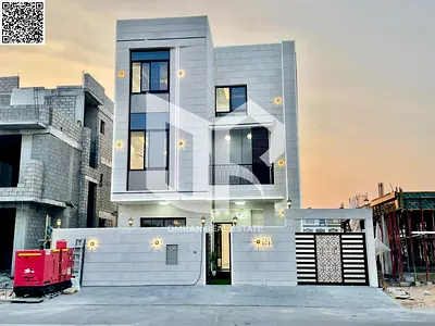 Luxury villa in Al Zahya, Ajman with private pool and rooftop. Freehold for all nationalities, fees included. Perfect for upscale living, negotiable