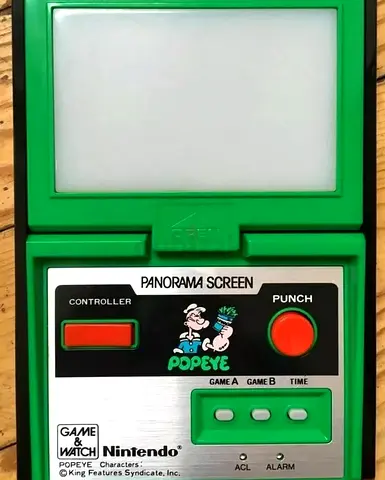 Nintendo Game  Watch Panorama Screen Popeye