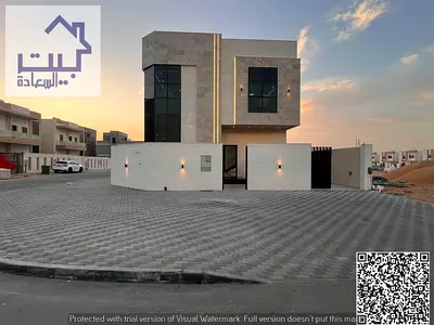 Villa for rent in Al Zahia Corner, two-story corner, first floor, roof, ready to move in