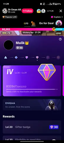 TikTok 30 level is available for sale