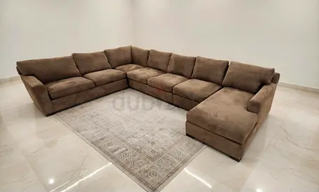 Large Cratebarrel Axis U shape sofa