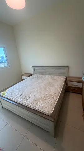King Size Bed with Matress and Nightstands
