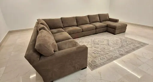 Cratebarrel U-shape sofa