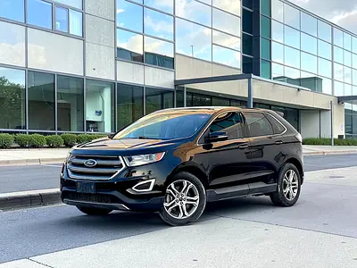 AED 1,045 P.M | Ford Edge 3.5 V6 Titanium 2017 - GCC Specs -under warranty | ORIGINAL PAINT