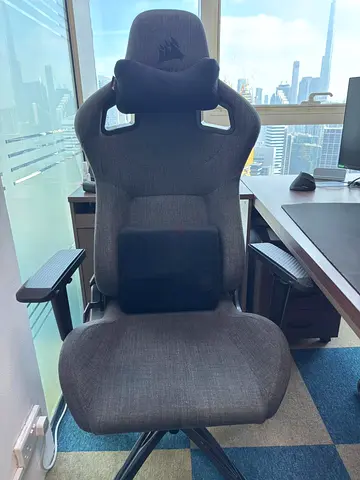 CORSAIR T3 RUSH Fabric Gaming Chair – Charcoal | Like New