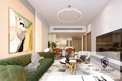 Furnished 1 Bedroom | Neva Residences JVC | Pool & Marina View