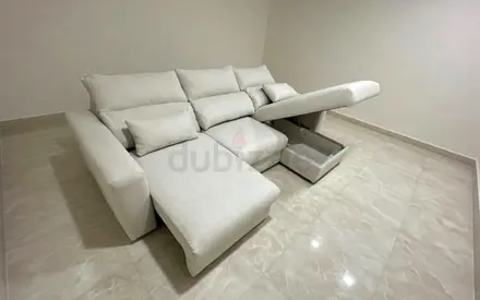 Beige Ikea eskilstuna lshape sofa bed beige