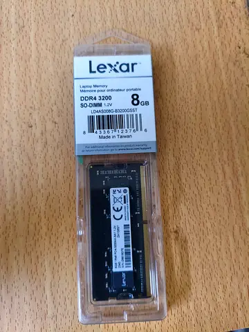 Lexar 8GB DDR4 3200 SO-DIMM laptop RAM (sealed)