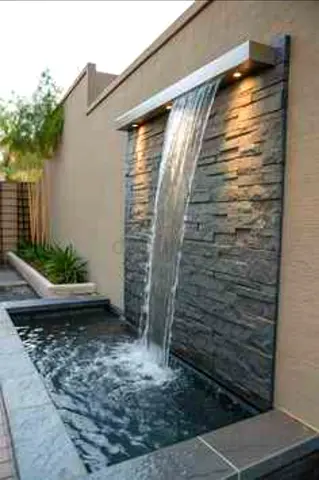 Stylish Water Fountain And Water Fall