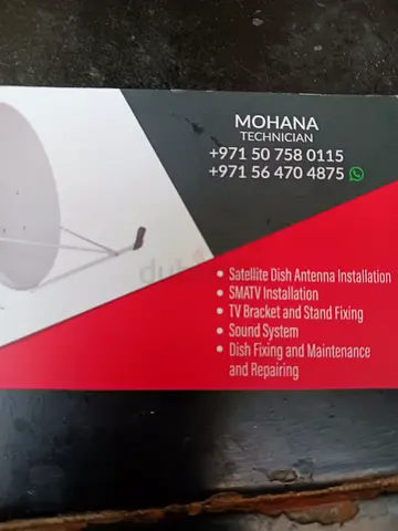 Satellite dish cable tv