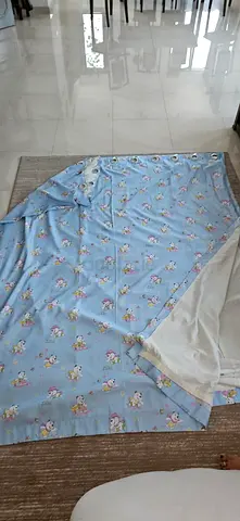 Curtain with black out lining