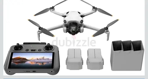 DJI Mini 4 Pro Fly More Combo Plus (DJI RC 2), Folding Mini-Drone 4K HDR Camera