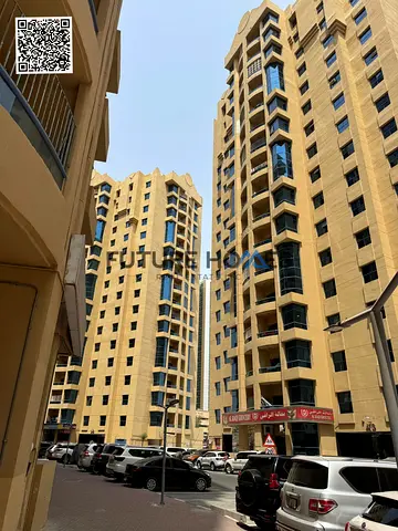 Open View 2 BHK for SALE with Maid Room in Al Khor Towers Ajman