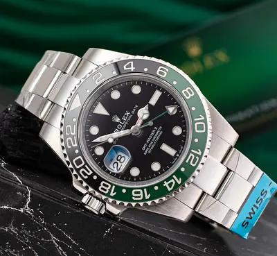 Rolex GMT-Master II Sprite Left Crown 904L Super Clone Swiss Movement