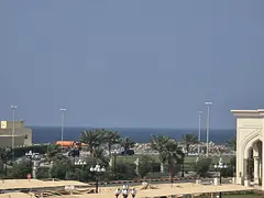 2 master bedroom apartment in Al Qulayaa with sea view balcony, 3 baths, wardrobes, rent AED 50,000