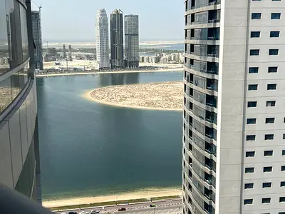 باركينج مجانا|اطلالةبحرية|علي دوار القصباء|غرف ماستر |مع غرفة خادمة ماستر بلكونة علي مخرج دبي