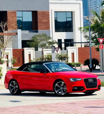 2016 AUDI A5 S-LINE SOFT TOP CONVERTIBLE GCC SPECS IN EXCELLENT CONDITION