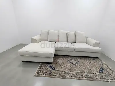 The One Brand Kingston beige color lshape sofa