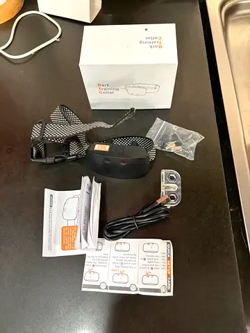 Dog bark training collar new