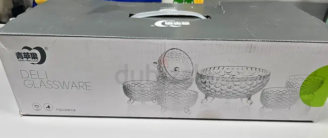 Deli Glassware Set 7 pc bowls