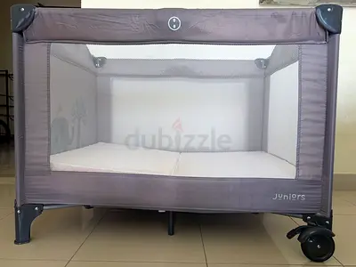 Junior Baby travel cot + Two Mattresses