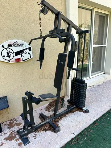 Works perfect, home gym with weight stack