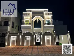 Villa for Sale in Al Bahia – 6 Bedrooms, Luxurious Classic Design | Freehold Ownership, Includes R