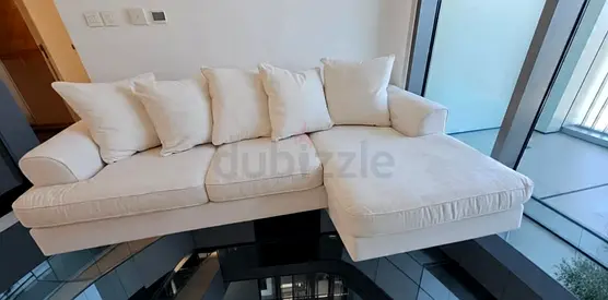 As Like A Brand The One Kingston Sectional L shape sofa beige Color Excellent condition