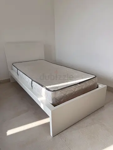 Excellent condition iKEA Bed frame high white 90x200 cm