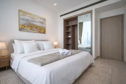 Furnished 2BR Apartment | Balcony | Pool & Skyline Views ? Multiple Cheques