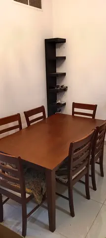 Solid wood dining table with 6 Chairs *PRICE NEGOTIABLE*