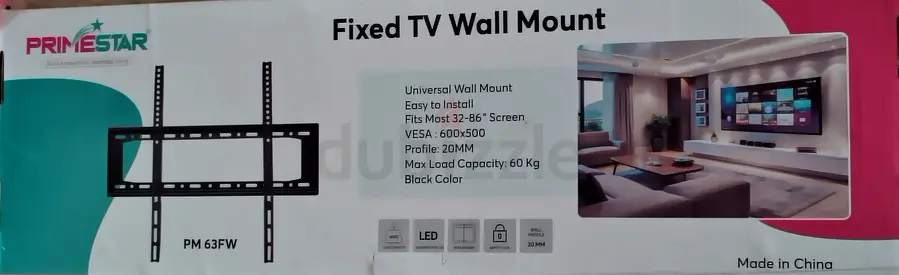 Fixed TV Wall Mount - 32 to 86 screen