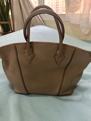Authentic Louis Vuitton W Bag - Rare Suede Edition (Beige)