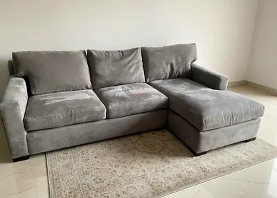 Sectional Cratebarrel L-Shaped sofa