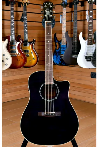 Fender T-Bucket 300ce acoustic-electric guitar - Black burst