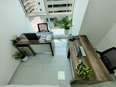 CO-WORKING SPACE WITH EJARI|DED APPROVED OFFICE FOR RENT|DIRECT FROM OWNER|