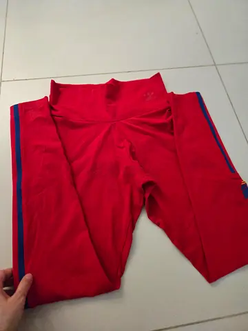 Adidas Red Athletic Leggings