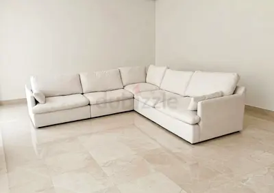 Excellent condition swin feather filled sofa