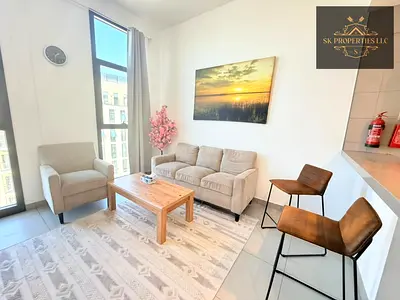 🌟 Elegant Fully Furnished Studio for Rent in Al Mamsha, Sharjah | Modern Living | 380 Sqft 🏡✨