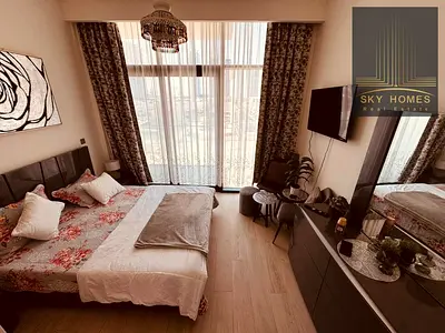 BRAND NEW | FREE CHILLER | FULLY FURNISHED | BURJ KHALIFA VIEW | STUDIO APARTMENT WITH KITCHEN APPLIANCES IN JUST 50K