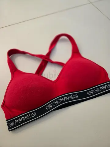 Emporio Armani Red Sports Bra
