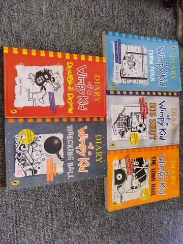 Diary of a Wimpy Kid Books one book is 25dhs