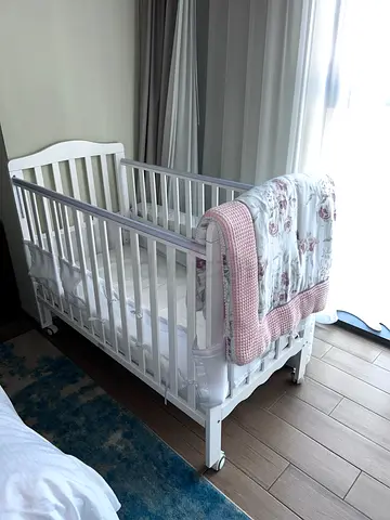 Juniors Roman Dropside Cot with Kinder Valley Mattress