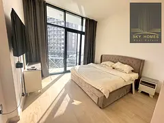 Brand New Big 1Bhk Furnished Apartment Chiller Free Gym Pool Parking Free Rent Only 90k