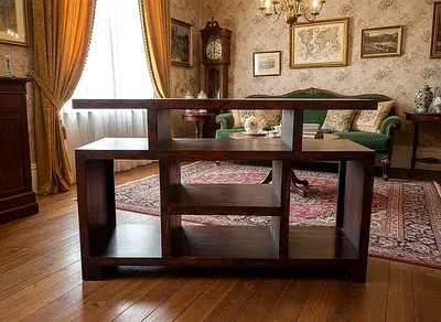 solid wood console 118x40 cm Height 77 cm