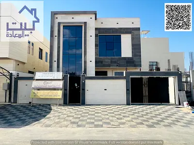Luxury villa at an attractive price in one of Ajman's best locations, next to Sheikh Mohammed Bin Zayed Road. Freehold ownership available to all nati