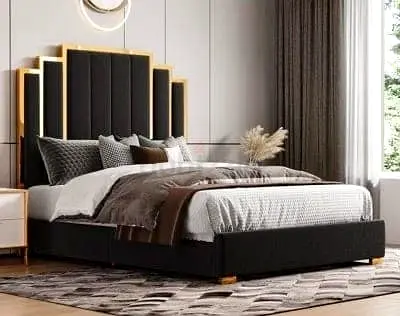 Modern Bedframe King size with High quality Solid Structure fully customisable