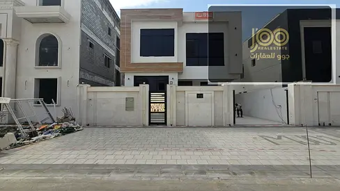 Luxury Villa for Sale in Al Helio 2 Ajman 6 Master Bedrooms Spacious Layout Modern Kitchen Maid Room 3811 Sq Ft Built Up Area Including Registration a