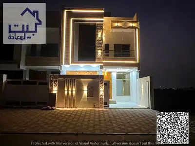 Townhouse for sale in Ajman, Al Helio 2, 4 bedrooms, two floors, and a roof. Freehold for all nationalities, including registration fees