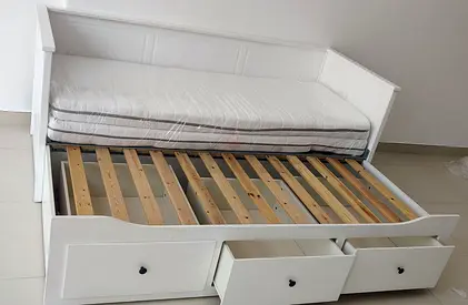 Ikea Day bed with two mettreses available in perfect condition